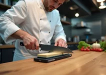 Cómo afilar cuchillos de cocina para un corte perfecto