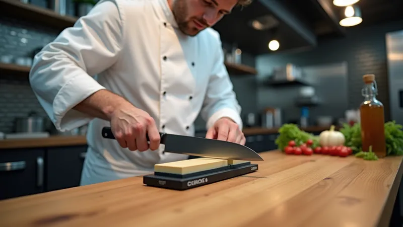 como afilar cuchillos de cocina